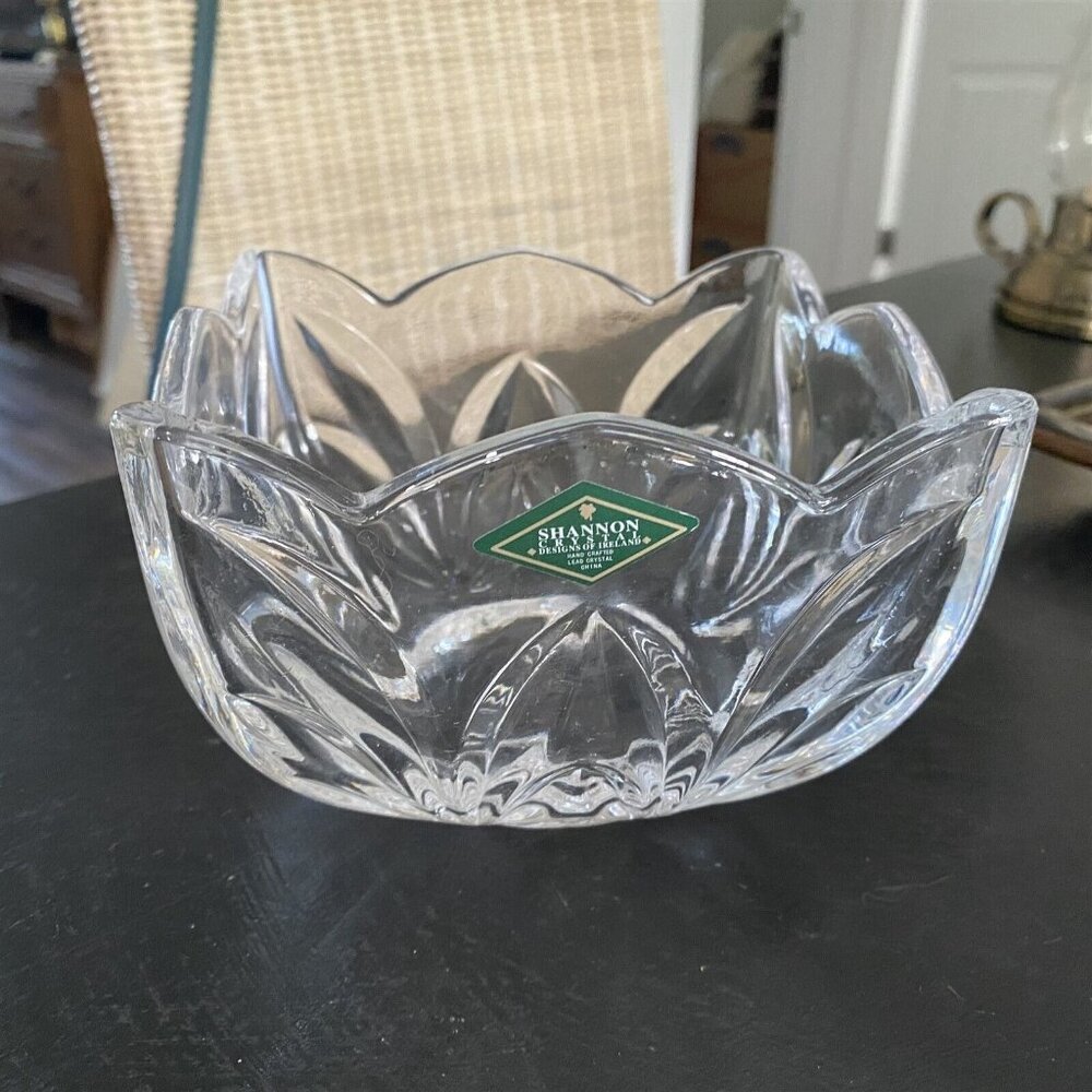 Shannon Crystal Dorset Square Bowl